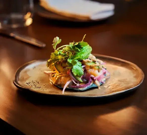 tostada en Restaurante Mestiza Polanco