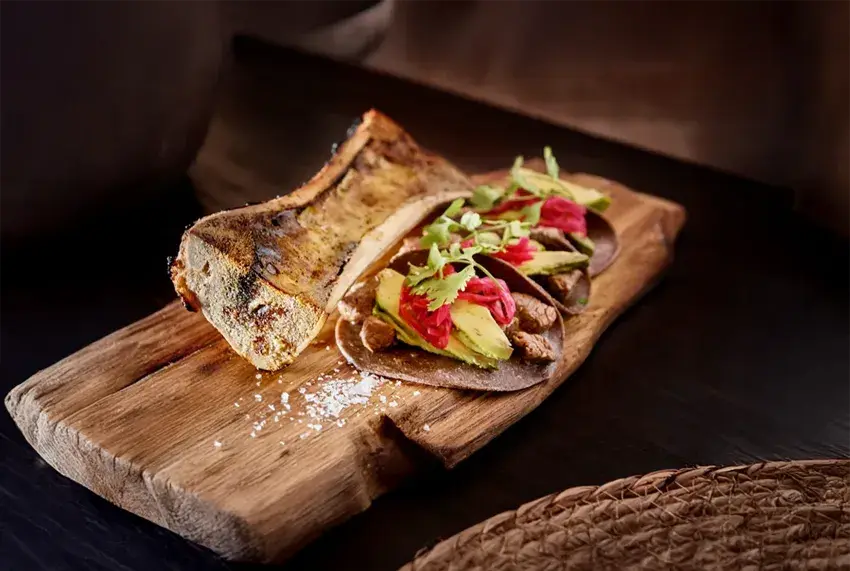 tacos mexicanos en Mestiza